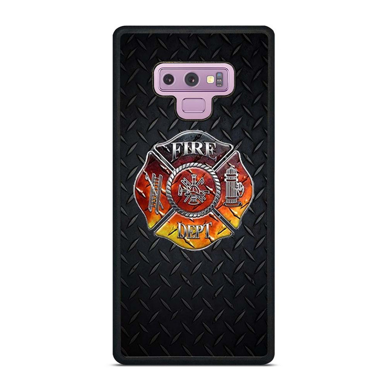 FIREFIGHTER FIREMAN METAL LOGO Samsung Galaxy Note 8 Case Cover