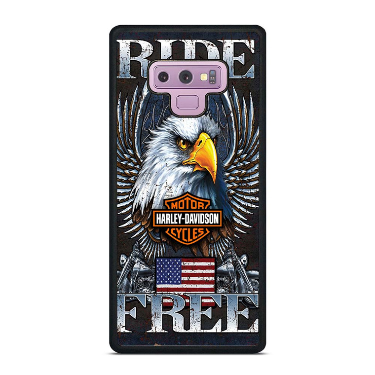 HARLEY DAVIDSON FREE RIDE EAGLE Samsung Galaxy Note 8 Case Cover