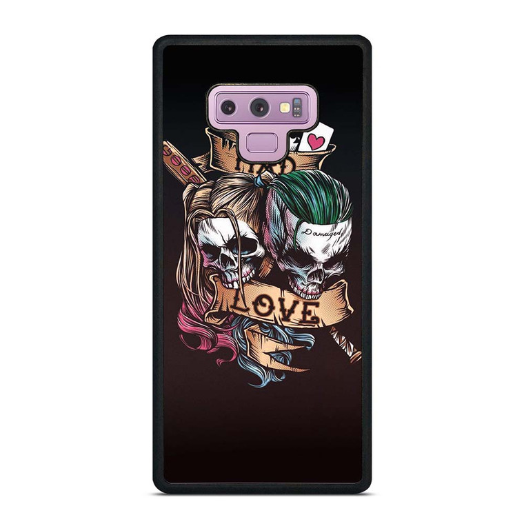 JOKER AND HARLEY QUINN SKULL Samsung Galaxy Note 8 Case Cover