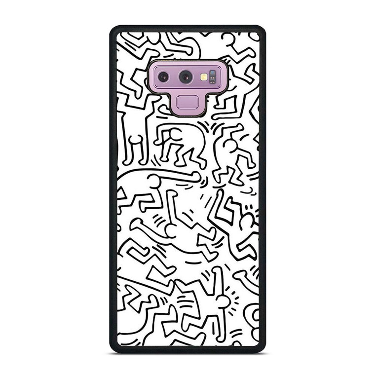 KEITH HARING BLACK WHITE Samsung Galaxy Note 8 Case Cover