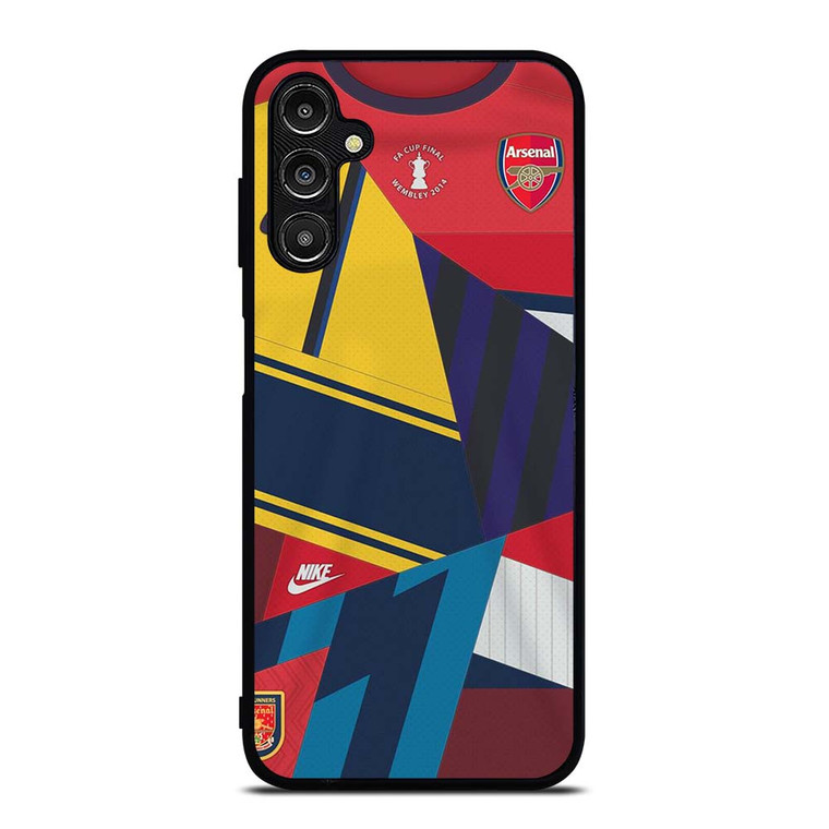 ARSENAL FC RETRO JERSEY COLLAGE Samsung Galaxy A14 Case Cover