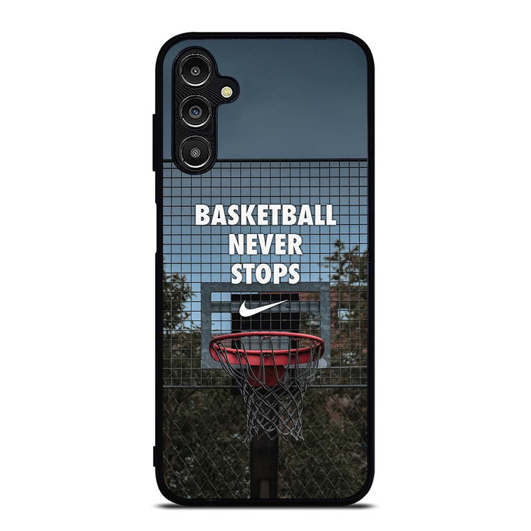 BASKETBALL NEVER STOPS RING Samsung Galaxy A14 Case Cover