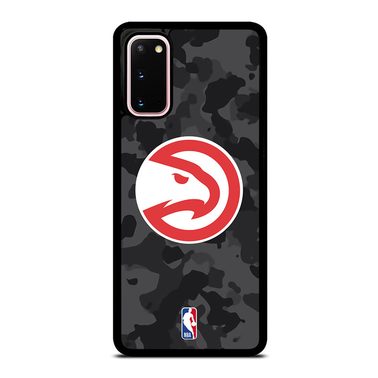 ATLANTA HAWKS BLACK CAMO Samsung Galaxy S20 Case Cover
