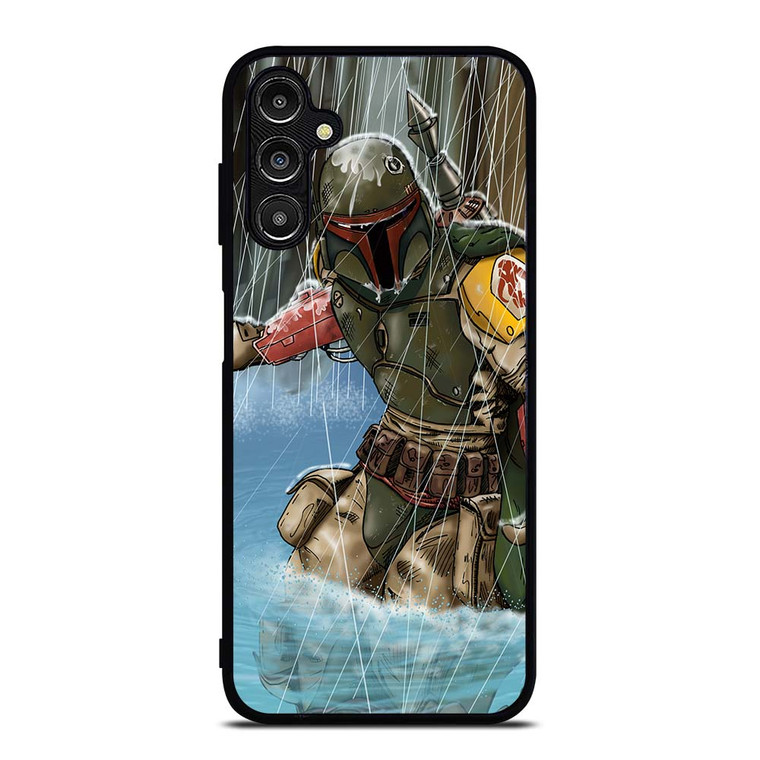 BOBA FETT STAR WARS CARTOON Samsung Galaxy A14 Case Cover