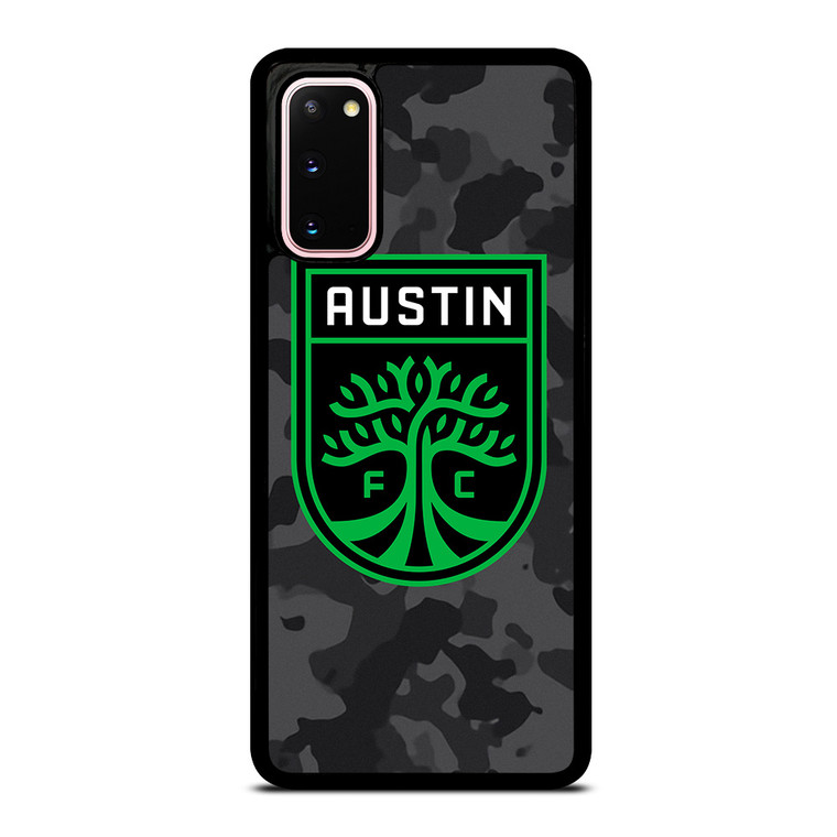 AUSTIN FC MLS BLACK CAMO Samsung Galaxy S20 Case Cover
