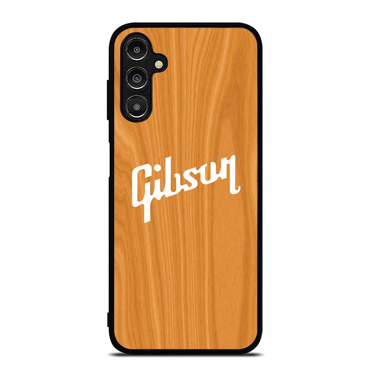 GIBSON GUITAR WOODEN LOGO 2 Samsung Galaxy A14 Case Cover