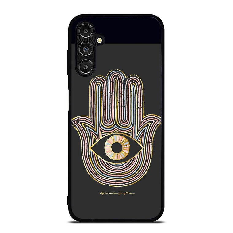 HAMSA EVIL EYE HAND OF FATIMA LOGO Samsung Galaxy A14 Case Cover