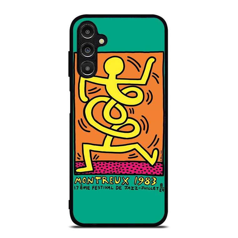 KEITH HARING MONTREUX 1983 Samsung Galaxy A14 Case Cover KEITH HARING MONTREUX 1983 Samsung Galaxy A14 Case Cover