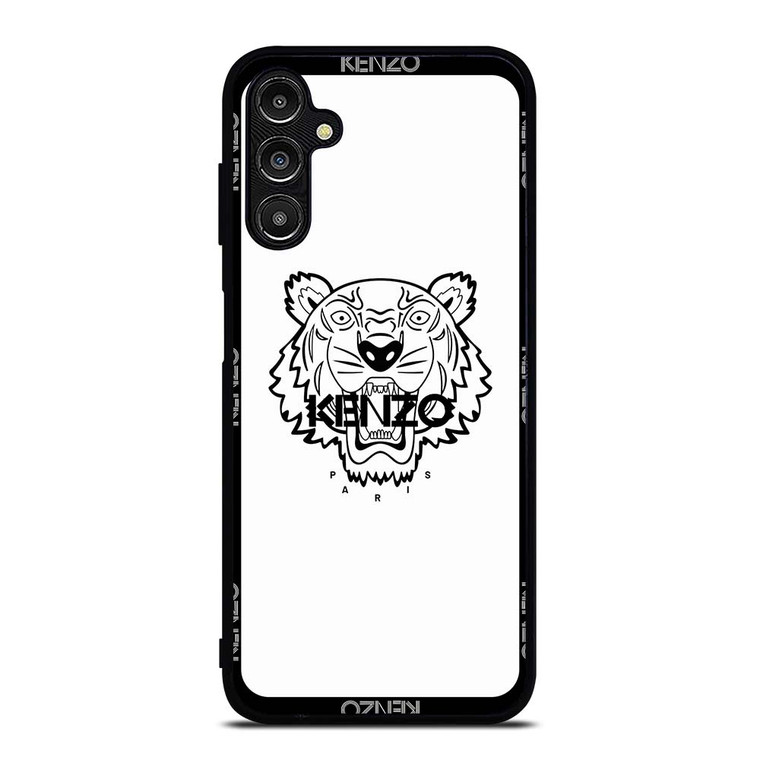 KENZO PARIS BORDERED LOGO WHITE Samsung Galaxy A14 Case Cover