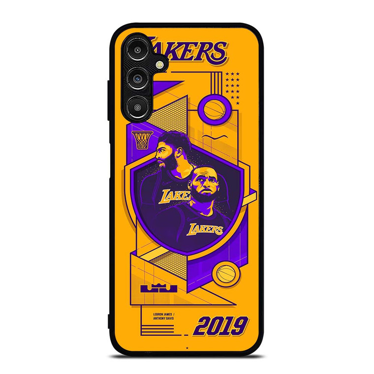 LA LAKERS LEBRON JAMES & ANTHONY DAVIS Samsung Galaxy A14 Case Cover
