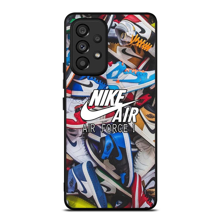 AIR JORDAN NIKE SNEAKERS COLLAGE Samsung Galaxy A53 Case Cover AIR JORDAN NIKE SNEAKERS COLLAGE Samsung Galaxy A53 Case Cover