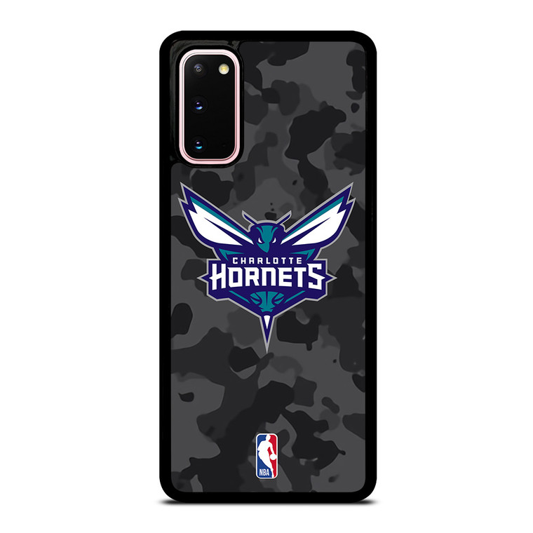 CHARLOTTE HORNETS BLACK CAMO Samsung Galaxy S20 Case Cover