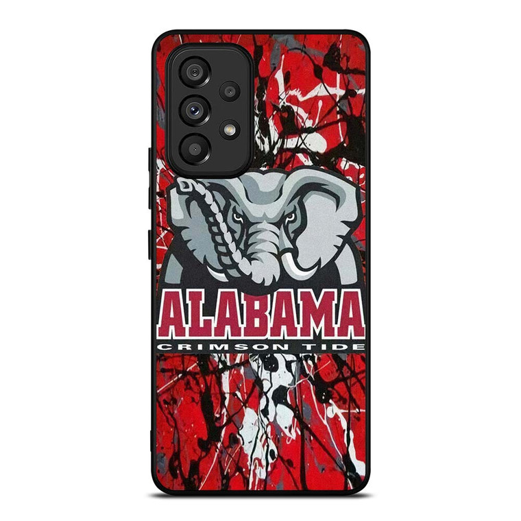 ALABAMA CRIMSON TIDE SPLASHED LOGO Samsung Galaxy A53 Case Cover