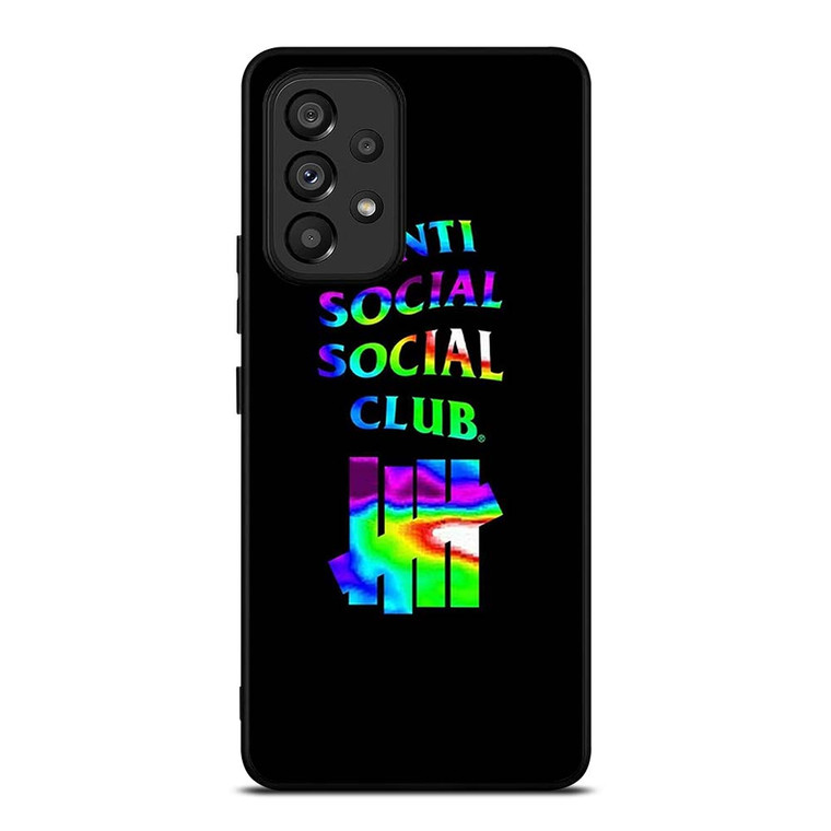 ANTI SOCIAL CLUB UNDEFEATED RAINBOW Samsung Galaxy A53 Case Cover