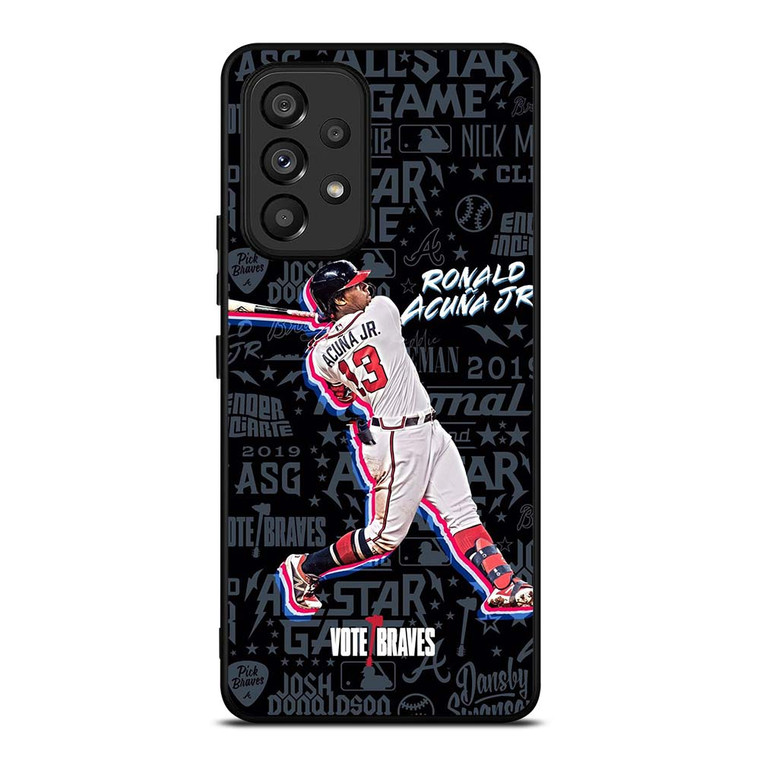ATLANTA BRAVES ACUNA SHOOT WALL Samsung Galaxy A53 Case Cover ATLANTA BRAVES ACUNA SHOOT WALL Samsung Galaxy A53 Case Cover