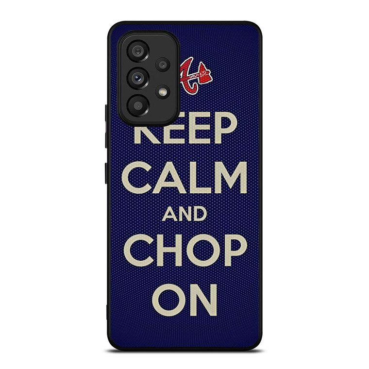 ATLANTA BRAVES CHOP ON BASEBALL Samsung Galaxy A53 Case Cover ATLANTA BRAVES CHOP ON BASEBALL Samsung Galaxy A53 Case Cover