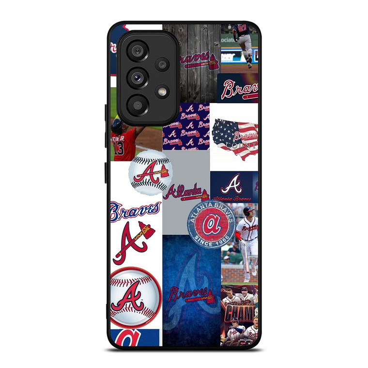 ATLANTA BRAVES COLLAGE WALL Samsung Galaxy A53 Case Cover