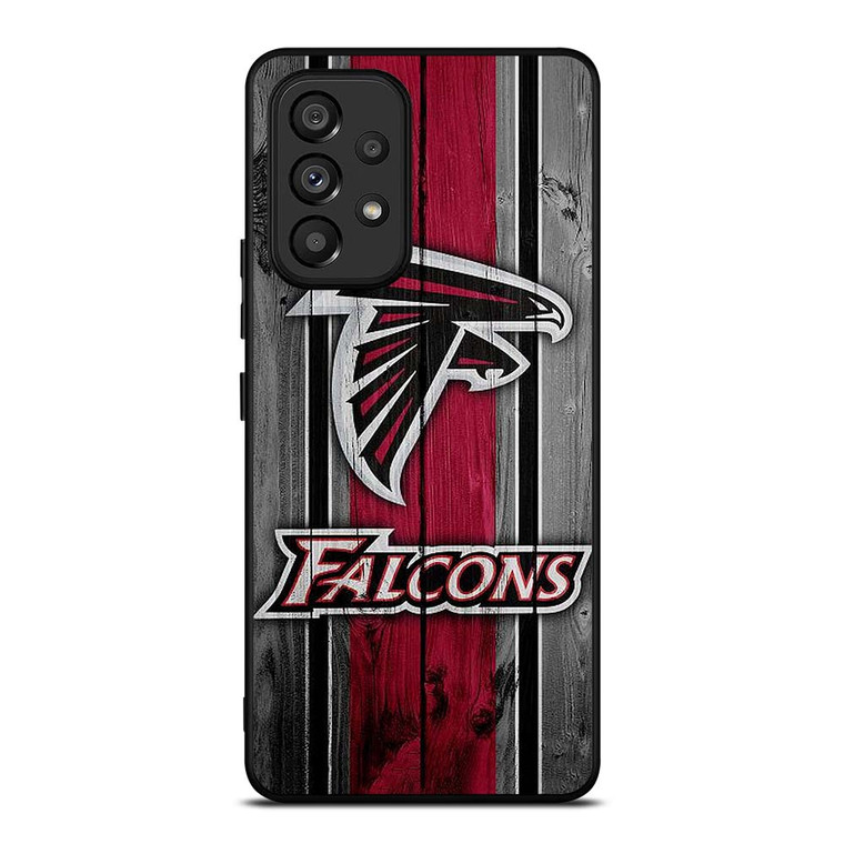 ATLANTA FALCONS WOODEN LOGO Samsung Galaxy A53 Case Cover