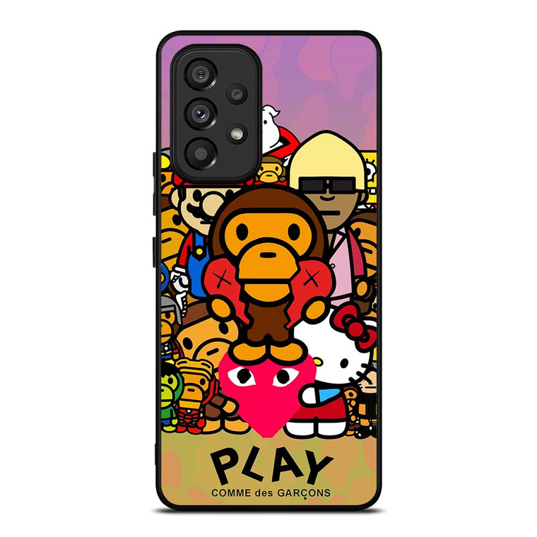 BAPE BABY MILO PLAY Samsung Galaxy A53 Case Cover BAPE BABY MILO PLAY Samsung Galaxy A53 Case Cover
