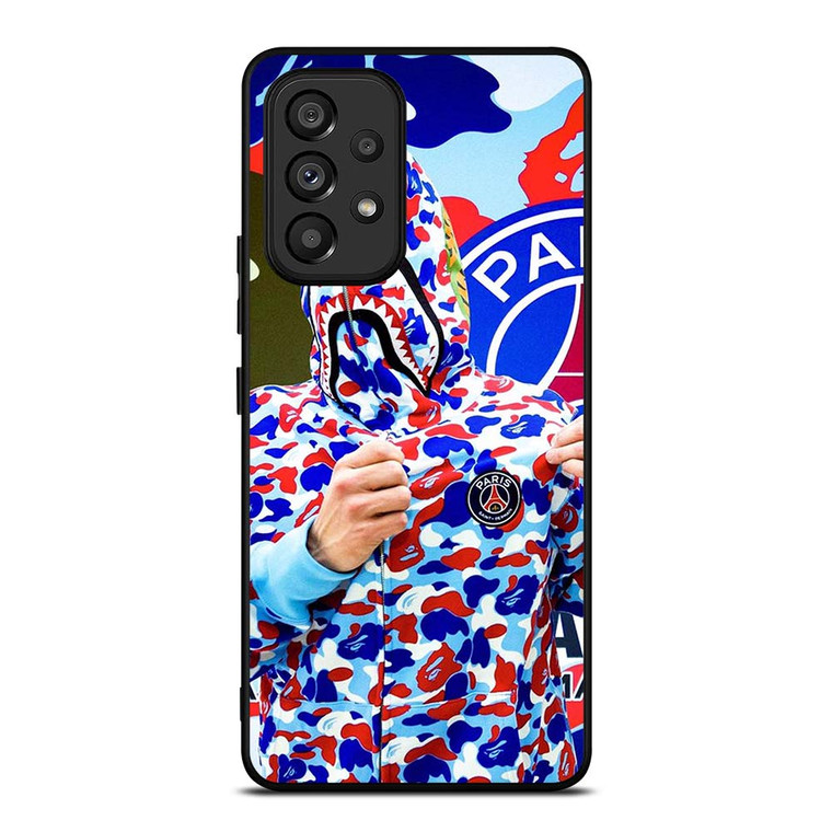 BAPE CAMO PARIS SAINT GERMAIN Samsung Galaxy A53 Case Cover BAPE CAMO PARIS SAINT GERMAIN Samsung Galaxy A53 Case Cover