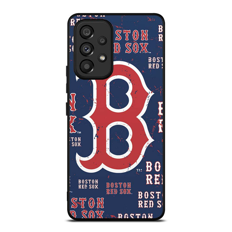 BOSTON RED SOX LOGO COLLAGE Samsung Galaxy A53 Case Cover