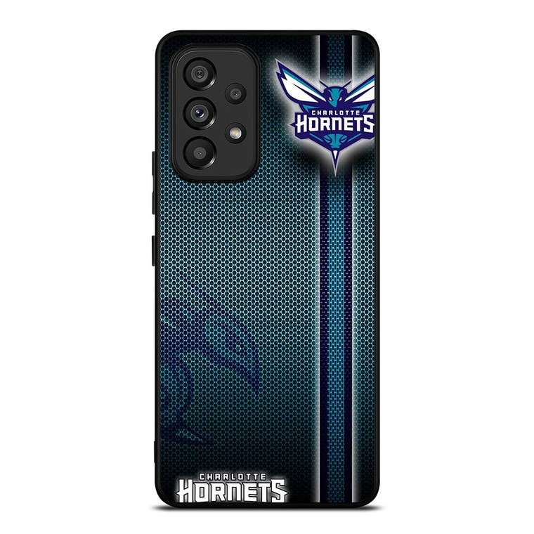 CHARLOTTE HORNETS METAL LOGO Samsung Galaxy A53 Case Cover