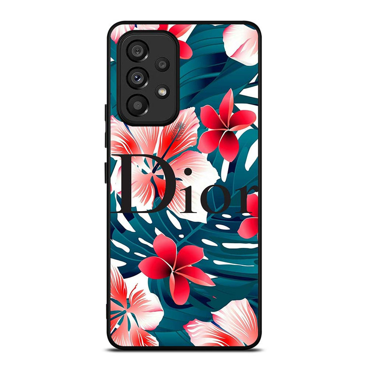 CHRISTIAN DIOR HIBISCUS FLOWER Samsung Galaxy A53 Case Cover