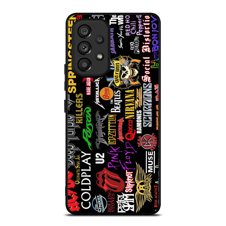 CLASSIC ROCK BAND COLLAGE Samsung Galaxy A53 Case Cover