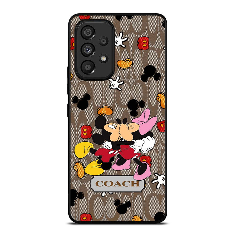 COACH MICKEY MINNIE MOUSE KISS Samsung Galaxy A53 Case Cover