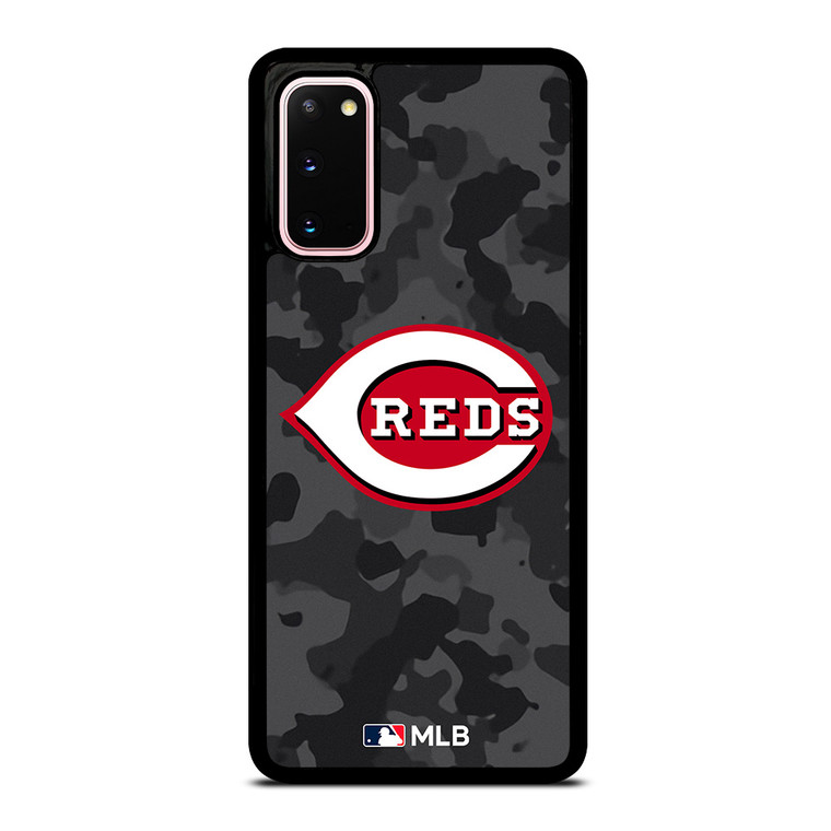 CINCINNATI REDS BASEBALL BLACK CAMO Samsung Galaxy S20 Case Cover