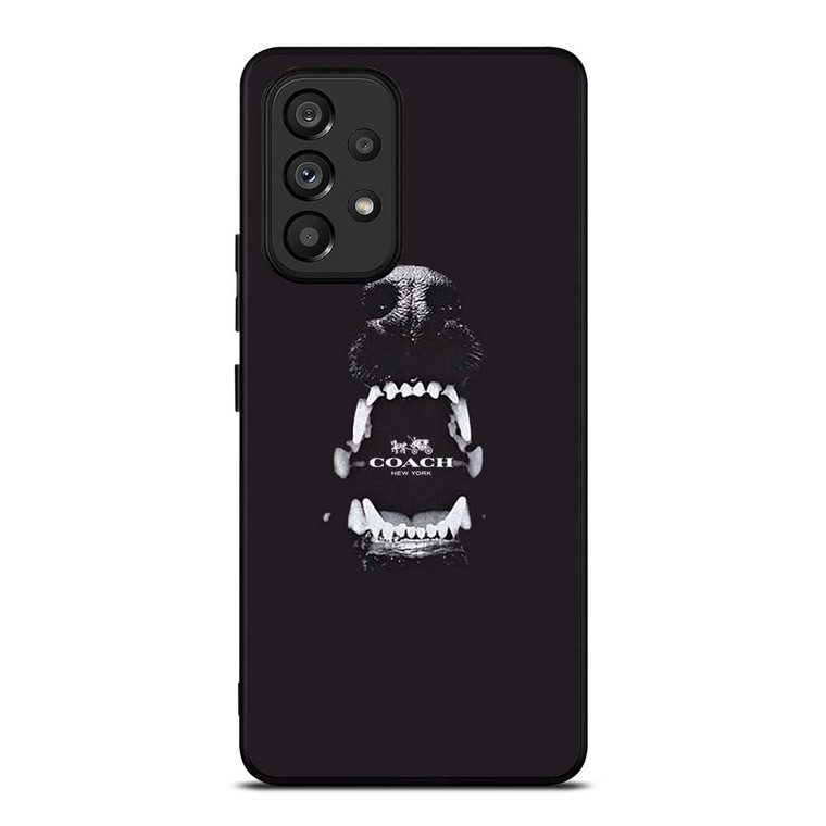 COACH NEW YORK LOGO DOG Samsung Galaxy A53 Case Cover