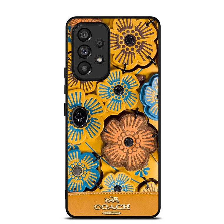 COACH NEW YORK ROSE TEA Samsung Galaxy A53 Case Cover