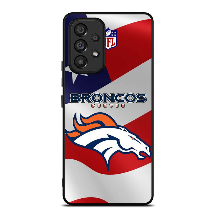 DENVER BRONCOS LOGO FOOTBALL Samsung Galaxy A53 Case Cover