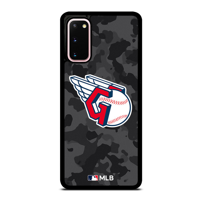 CLEVELAND GUARDIANS BASEBALL BLACK CAMO Samsung Galaxy S20 Case Cover