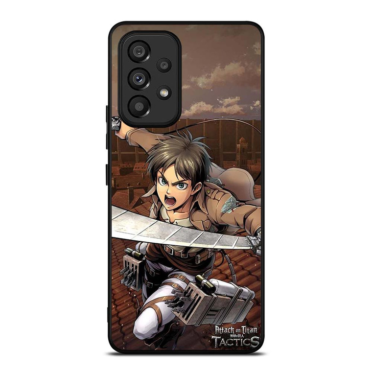 EREN YEAGER ATTACK ON TITAN TACTICS Samsung Galaxy A53 Case Cover