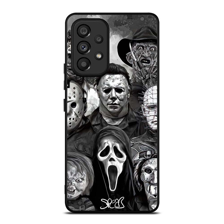 FAMOUS HORROR COLLAGE Samsung Galaxy A53 Case Cover