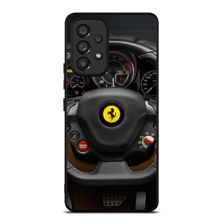 FERRARI STEERING WHEEL Samsung Galaxy A53 Case Cover