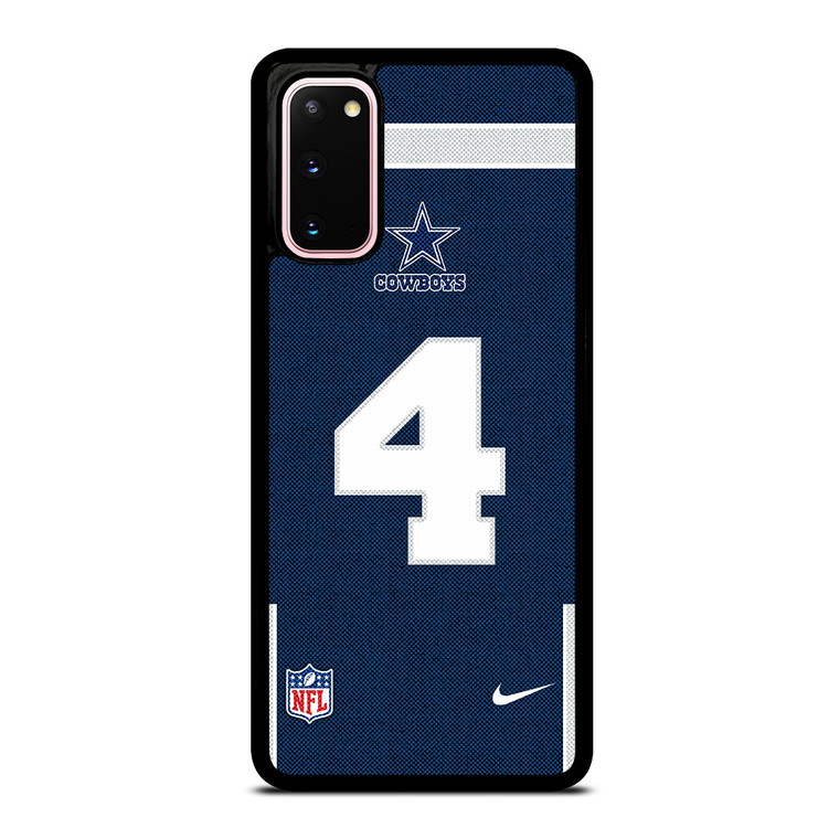 DALLAS COWBOYS DAK PRESCOTT 4 NFL NIKE Samsung Galaxy S20 Case Cover