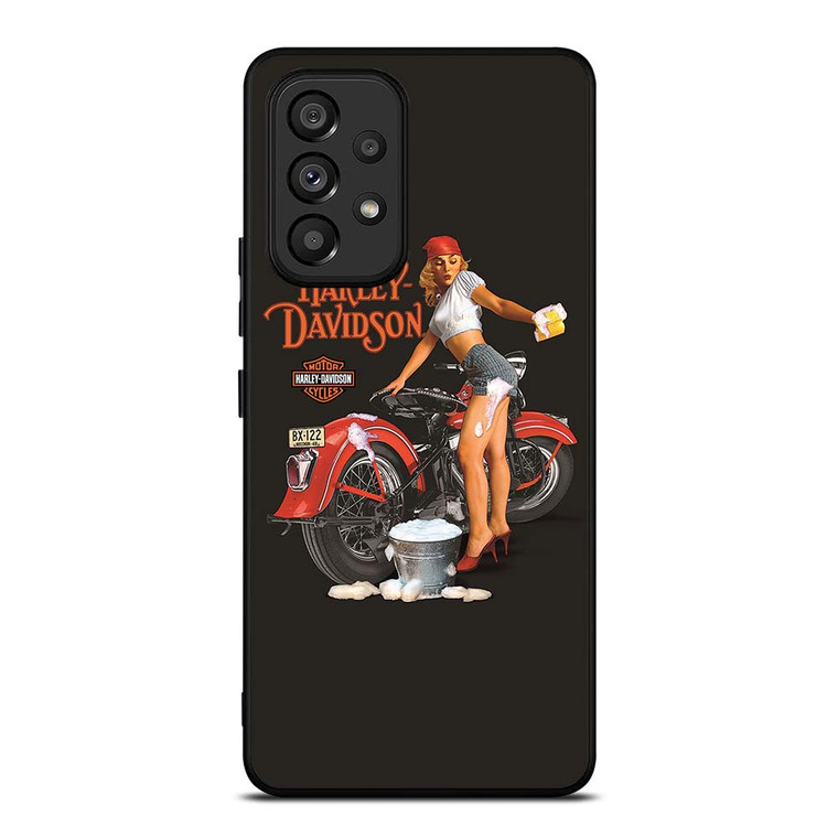 HARLEY DAVIDSON SEXY GIRL Samsung Galaxy A53 Case Cover