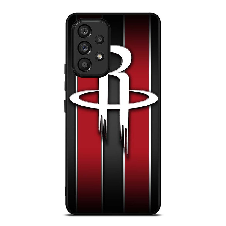 HOUSTON ROCKETS DOUBLE STRIPE Samsung Galaxy A53 Case Cover