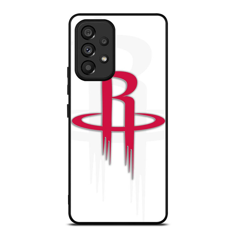 HOUSTON ROCKETS WHITE LOGO Samsung Galaxy A53 Case Cover
