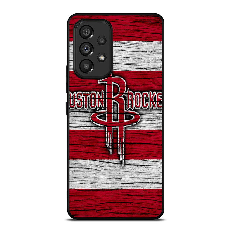 HOUSTON ROCKETS WOODEN LOGO Samsung Galaxy A53 Case Cover