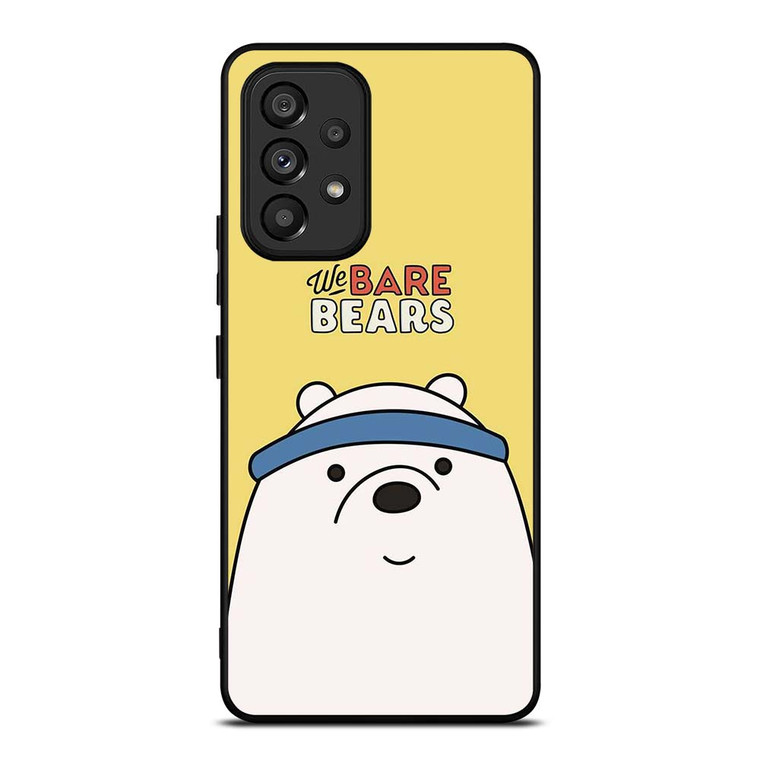 ICE BEAR WE BARE BEARS CARTOON 3 Samsung Galaxy A53 Case Cover