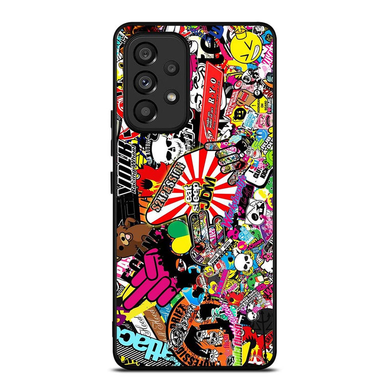 JDM STICKER BOMB COLLAGE Samsung Galaxy A53 Case Cover