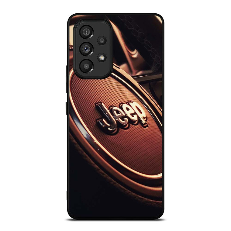 JEEP STEERING WHEEL LOGO Samsung Galaxy A53 Case Cover