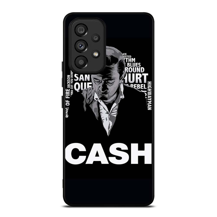 JOHNNY CASH MIDDLE CLIPART Samsung Galaxy A53 Case Cover