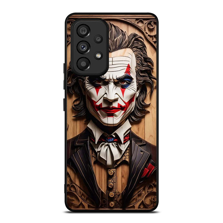 JOKER FACE WOOD Samsung Galaxy A53 Case Cover