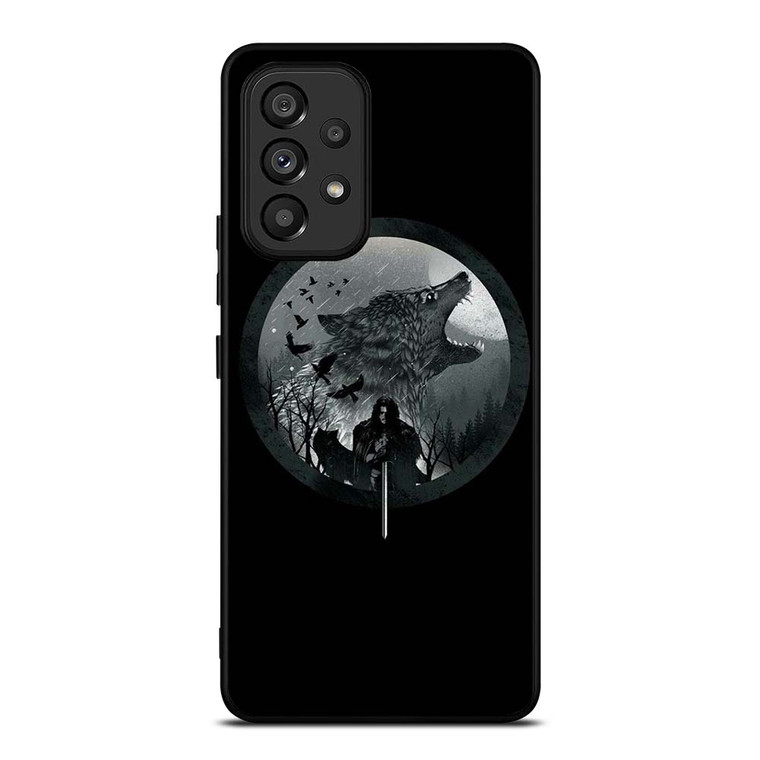 JON SNOW WOLF Samsung Galaxy A53 Case Cover