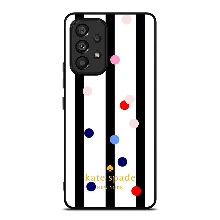 KATE SPADE STRIPE POLKADOTS Samsung Galaxy A53 Case Cover