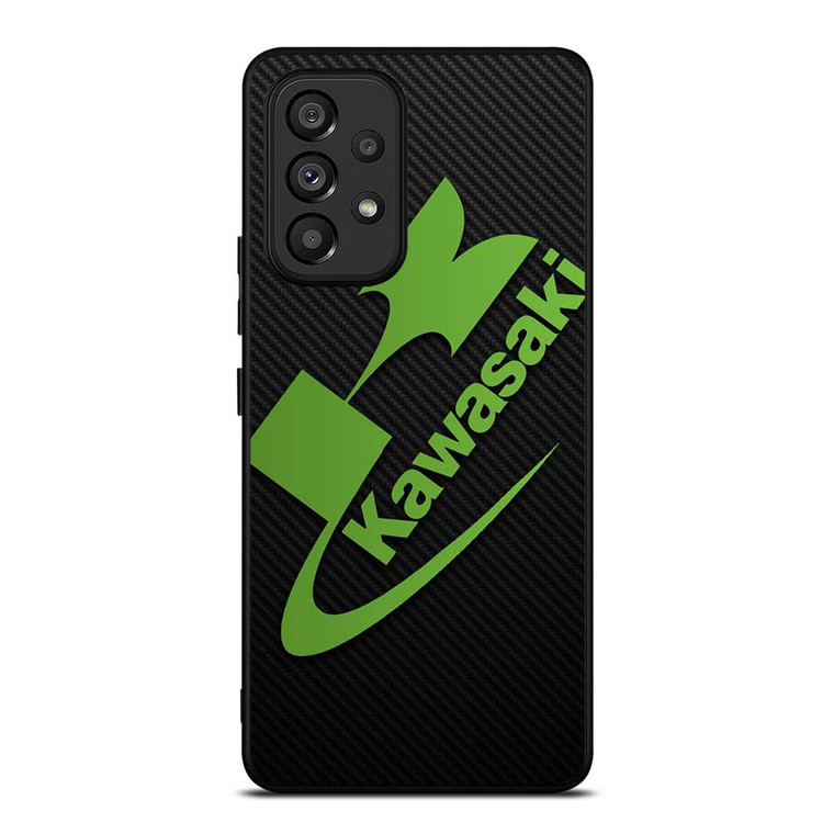 KAWASAKI MOTOR LOGO CARBON Samsung Galaxy A53 Case Cover